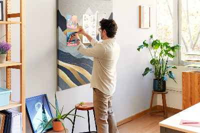 Quadro de cortiça Abstração de montanhas