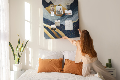 Quadro de cortiça Abstração de montanhas