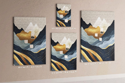 Quadro de cortiça Abstração de montanhas