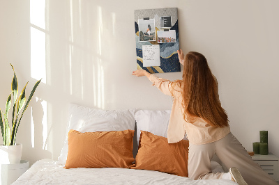 Quadro de cortiça Abstração de montanhas