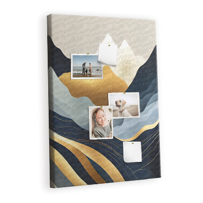 Quadro de cortiça Abstração de montanhas