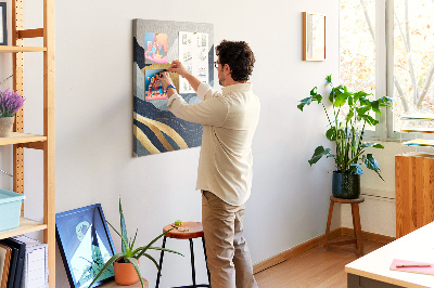 Quadro de cortiça Abstração de montanhas