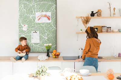 Lousa de cortiça Padrão de folhas grandes