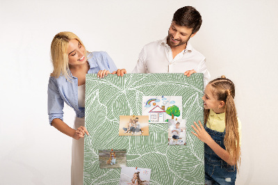 Lousa de cortiça Padrão de folhas grandes