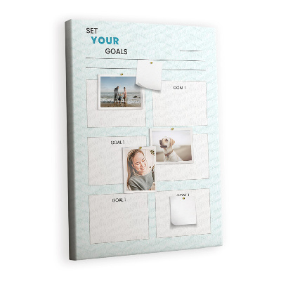 Painel de cortiça para parede Quadro de Visão