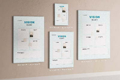 Painel de cortiça para parede Planejador mensal