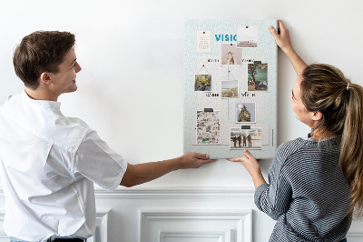 Painel de cortiça para parede Planejador mensal