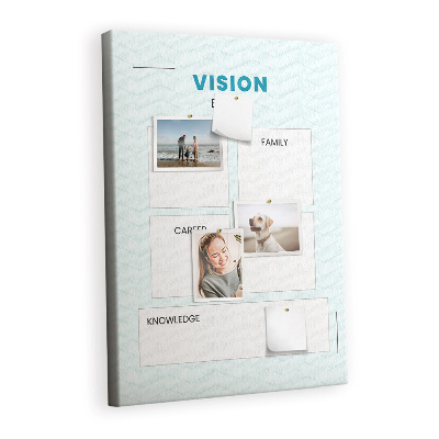 Painel de cortiça para parede Planejador mensal