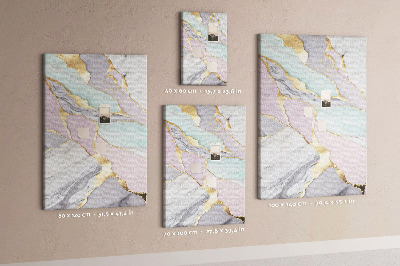 Painel de cortiça para parede Mármore decorativo