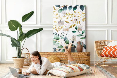 Quadro de cortiça Padrão de flores