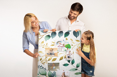 Quadro de cortiça Padrão de flores