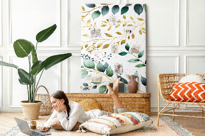 Quadro de cortiça Padrão de flores