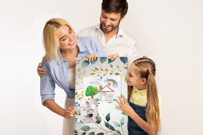 Quadro de cortiça Padrão de flores