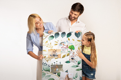 Quadro de cortiça Padrão de flores