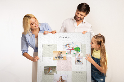 Painel de cortiça para parede Planejador anual