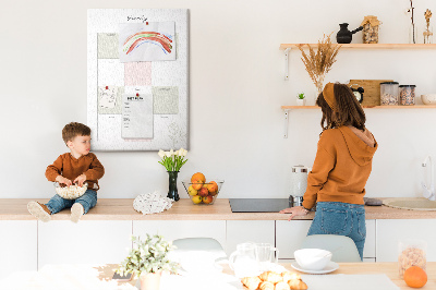 Painel de cortiça para parede Planejador anual