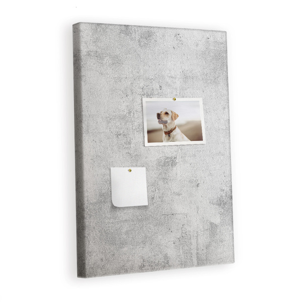 Quadro de cortiça Muro de concreto