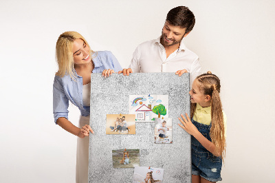 Quadro de cortiça Muro de concreto