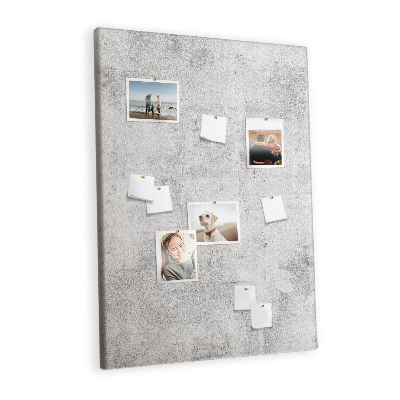 Quadro de cortiça Muro de concreto