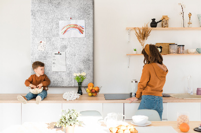 Quadro de cortiça Muro de concreto