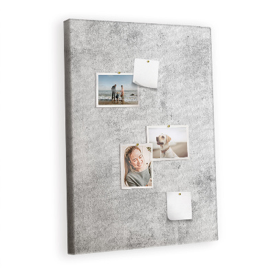 Quadro de cortiça Muro de concreto