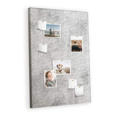 Quadro de cortiça Muro de concreto