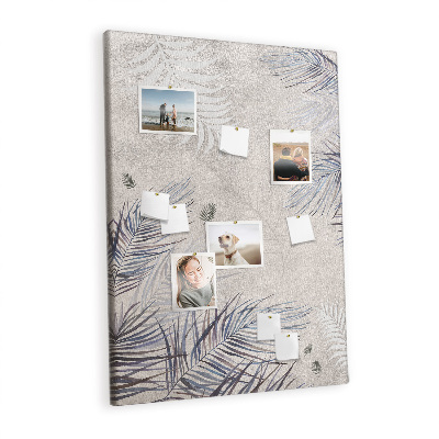 Lousa de cortiça Folhas de palmeira