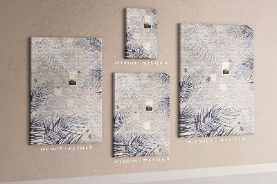 Lousa de cortiça Folhas de palmeira