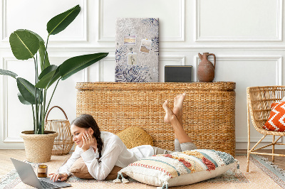 Lousa de cortiça Folhas de palmeira