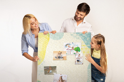 Quadro de cortiça Moldura decorativa