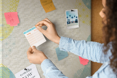 Quadro de cortiça Moldura decorativa