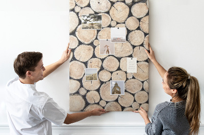 Lousa de cortiça Tocos de árvores