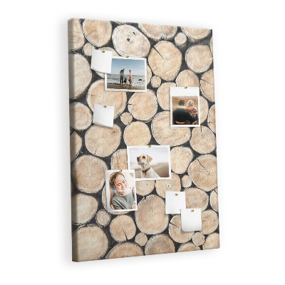 Lousa de cortiça Tocos de árvores