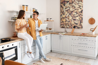 Painel de cortiça para parede Rolhas de vinho