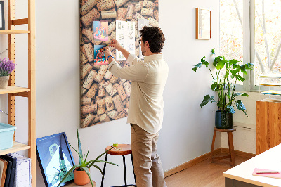 Painel de cortiça para parede Rolhas de vinho