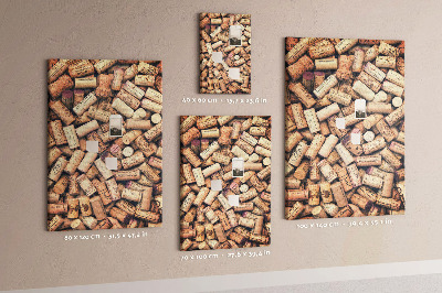 Painel de cortiça para parede Rolhas de vinho