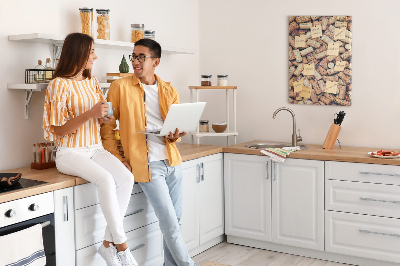 Painel de cortiça para parede Rolhas de vinho