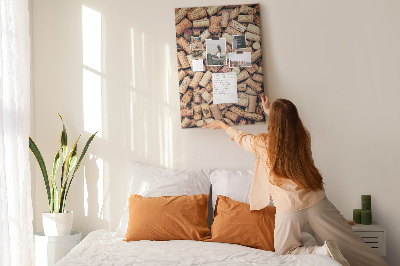 Painel de cortiça para parede Rolhas de vinho