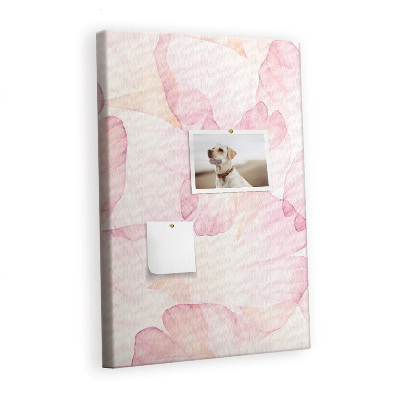 Quadro de cortiça Pétalas de flores