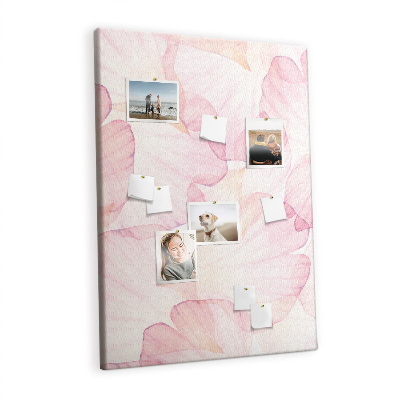 Quadro de cortiça Pétalas de flores