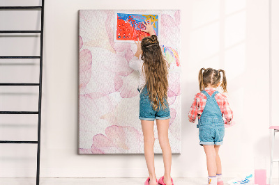 Quadro de cortiça Pétalas de flores