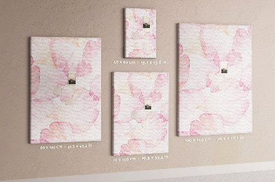 Quadro de cortiça Pétalas de flores