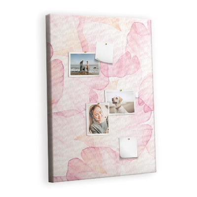 Quadro de cortiça Pétalas de flores