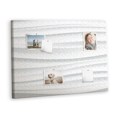 Quadro de aviso de cortiça Textura de ondas