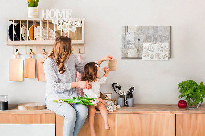 Quadro em cortiça A inscrição amor