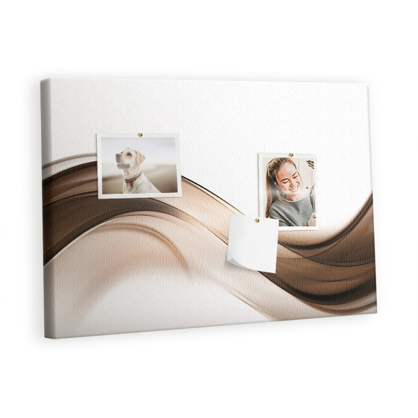 Painel em cortiça Linha abstrata