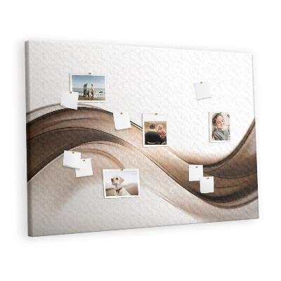 Painel em cortiça Linha abstrata