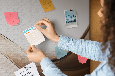 Painel em cortiça Linha abstrata