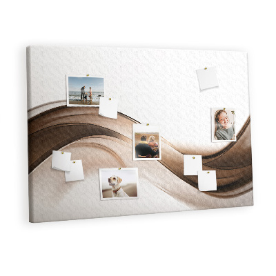 Painel em cortiça Linha abstrata