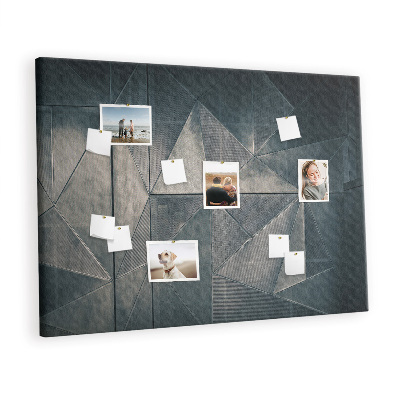 Quadro em cortiça Abstração de metal